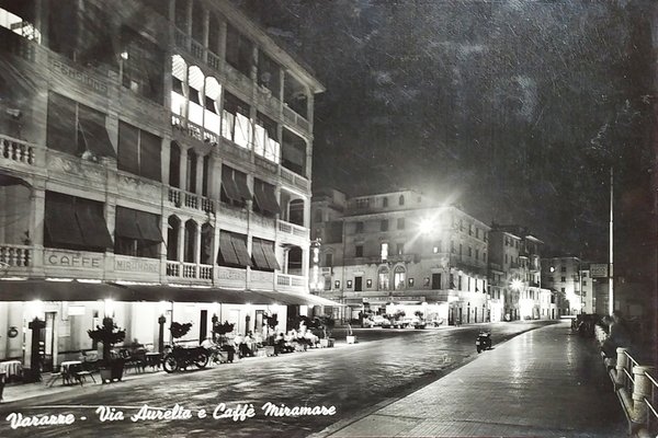 Cartolina - Varazze - Via Aurelia e Caffè Miramare - … | Immagine principale