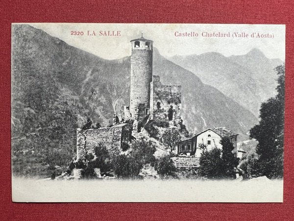 Cartolina - La Salle - Castello Chatelard ( Valle d'Aosta …