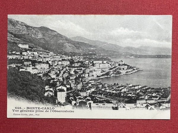 Cartolina - Monte Carlo - Vue Generale prise de l'Observatoire …