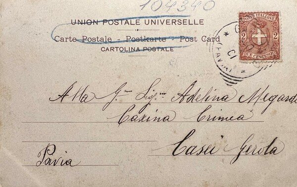 Cartolina - Santuario della Miracolosa Madonna della Bozzola di Garlasco …