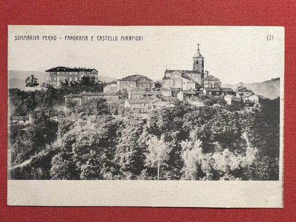 Cartolina - Sommariva Perno ( Cuneo ) - Panorama e …