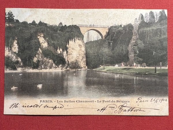 Cartolina - Francia - Paris - Les Buttes Chaumont - …