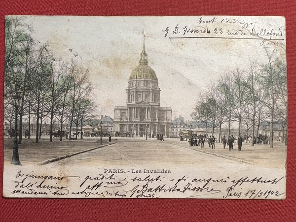 Cartolina - Francia - Paris - Les Invalides - 1902