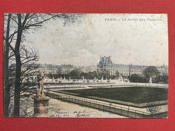 Cartolina - Francia - Paris - Le Jardin des Tuileries …