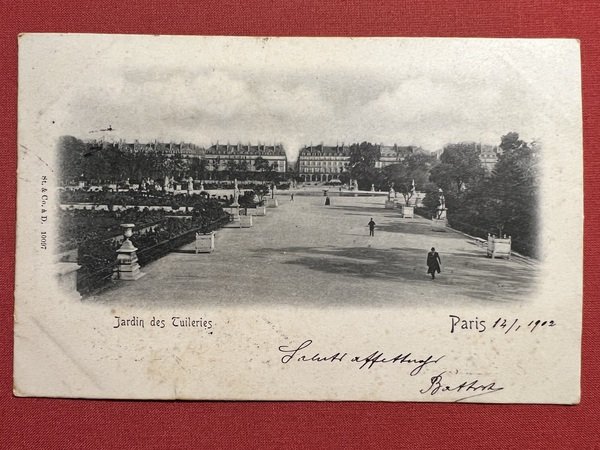 Cartolina - Francia - Paris - Jardin des Tuileries 1902