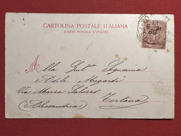 Cartolina - Torino - Monumento Commemorativo del Traforo del Frejus …