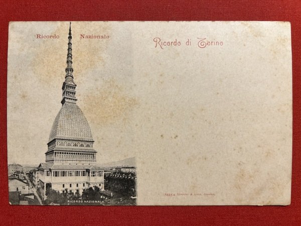 Cartolina - Ricordo Nazionale di Torino - 1900