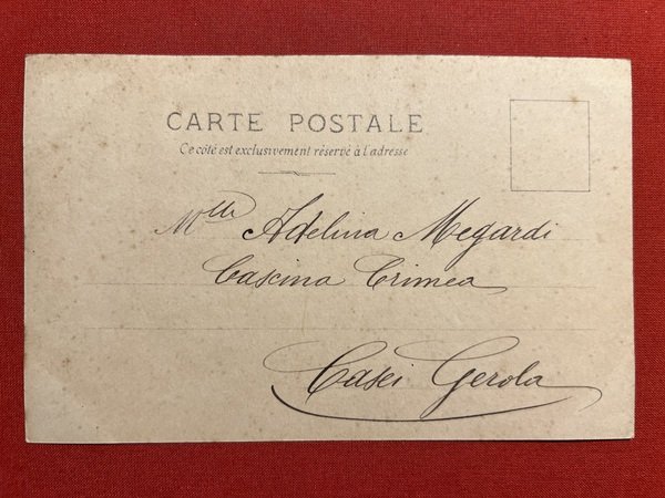 Cartolina Commemorativa - Miss E. M. Pavy - 1902