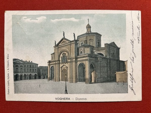 Cartolina - Voghera - Duomo - 1901