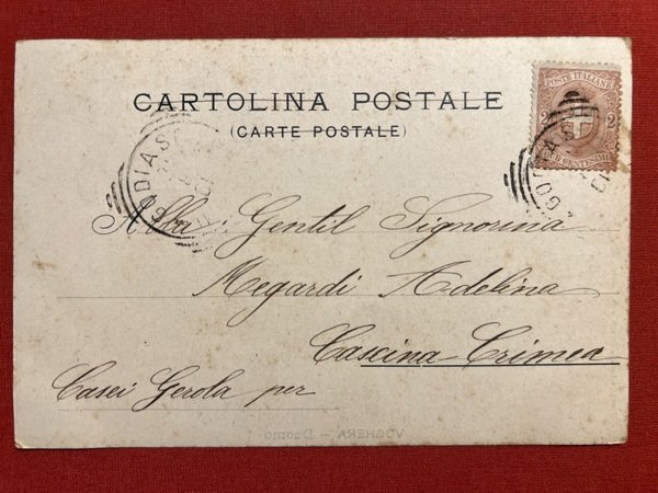 Cartolina - Voghera - Duomo - 1901