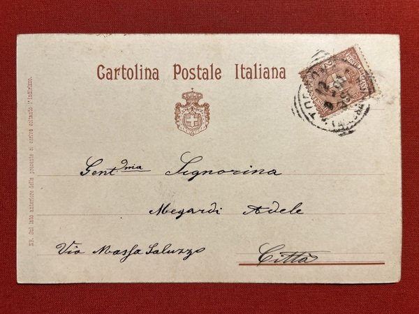 Cartolina - Savoia Commemorazione nascita discendente - 1901