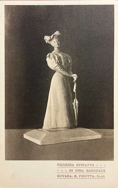 Cartolina - Figurina Ritratto - Di Gina Bardeaux Novara - …