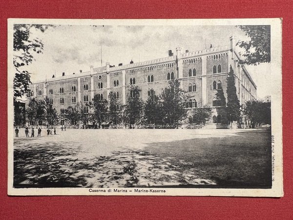 Cartolina - Croazia - Pola - Caserma di Marina - …