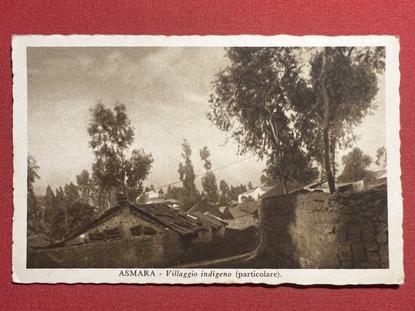 Cartolina - Eritrea - Asmara - Villaggio Indigeno - 1936 …