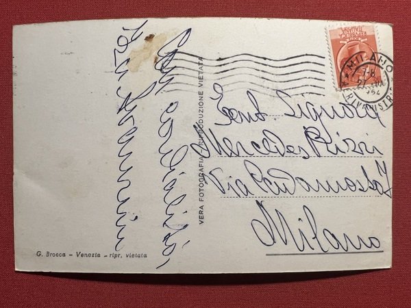 Cartolina - Lido di Venezia - Hotel Excelsior dal Mare …