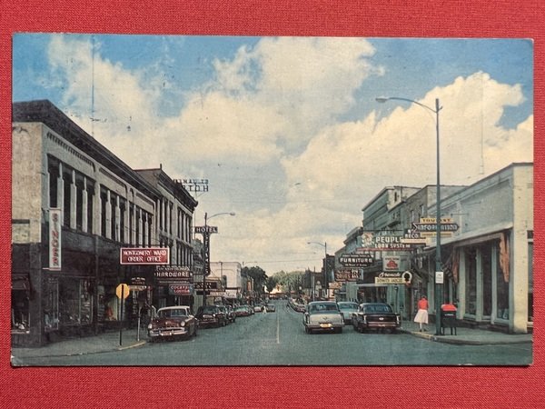 Cartolina - Suffolk Street - Ironwood, Michigan - 1971