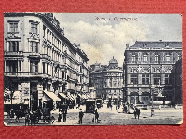 Cartolina - Wien - Operngasse - 1919