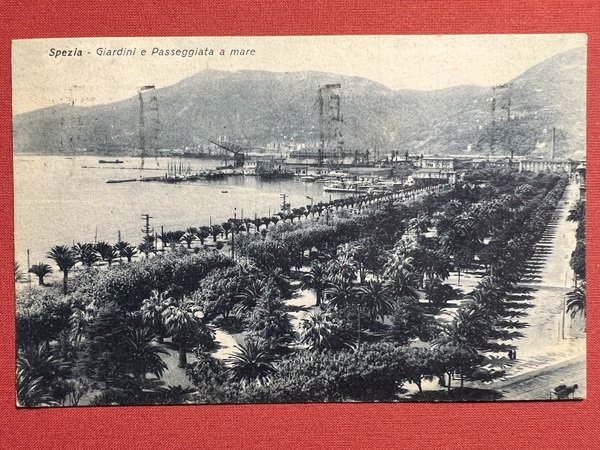 Cartolina - La Spezia - Giardini e Passeggiata a mare …