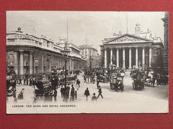 Cartolina - Inghilterra - London - The Bank and Royal …