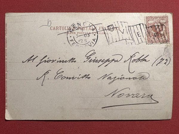 Cartolina - Genova - Il Porto dall'Hotel d'Italia - 1903