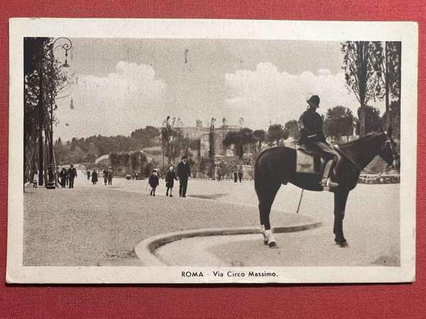 Cartolina - Roma - Via Circo Massimo - 1936