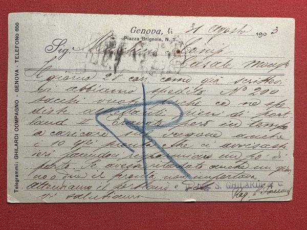 Cartolina Pubblicitaria - Ing. S. Ghilardi & C. Lavori in …