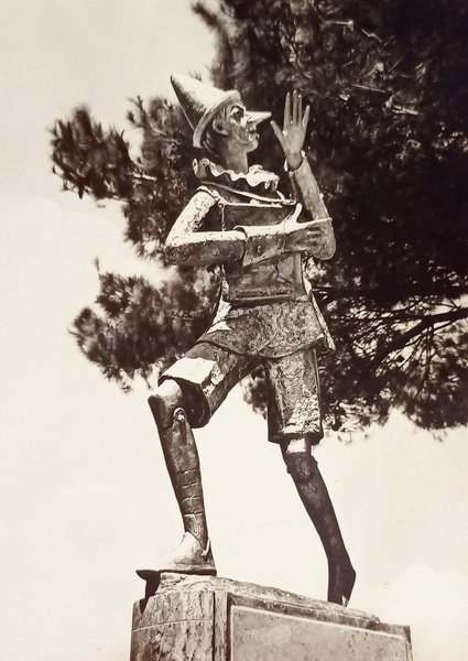 Cartolina - Ancona - Monumento a Pinocchio - 1962