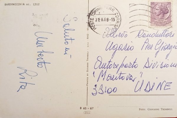 Cartolina - Bardonecchia - Vedute diverse - 1968 | Immagine Gallery 2