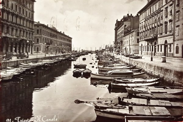 Cartolina - Trieste - Il Canale - 1956