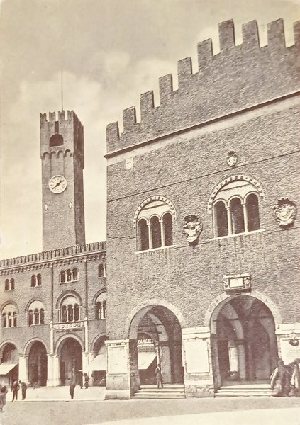 Cartolina - Treviso - Piazza dei Signori - 1960