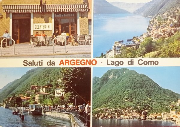 Cartolina - Saluti da Argegno - Lago di Como - …