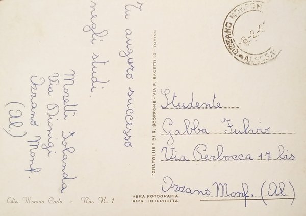 Cartolina - Ozzano Monferrato - Lavello - Panorama - 1950 …