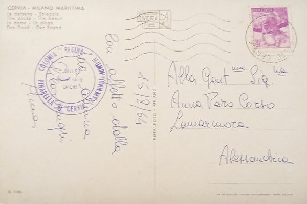 Cartolina - Cervia - Milano Marittima - La Darsena - …