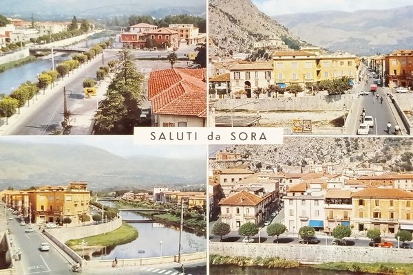 Cartolina - Saluti da Sora ( Frosinone ) - Vedute …