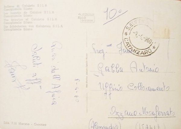 Cartolina - Bellezze di Calabria - Sila - Camigliatello Silano …