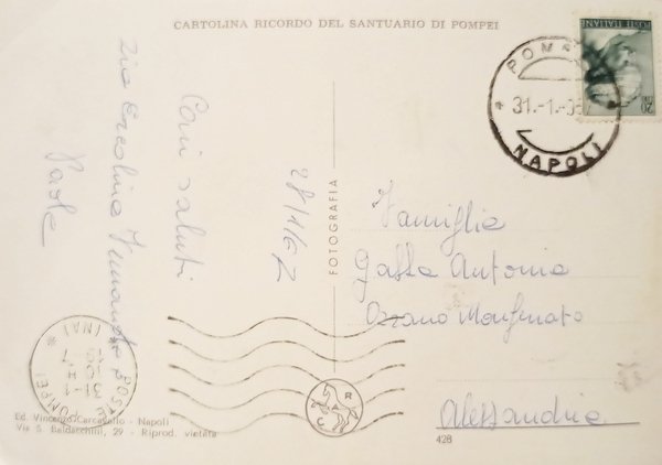 Cartolina - Pompei - Feste giubilari della SS. Vergine - …