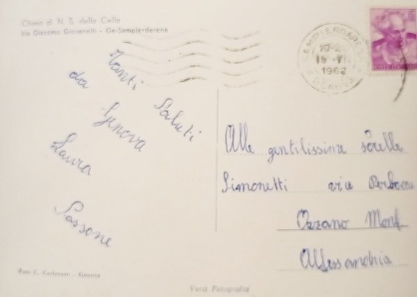 Cartolina - Genova - Sampierdarena - Chiesa di N. S. …