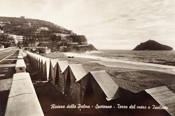 Cartolina - Riviera delle Palme - Spotorno - Torre del …