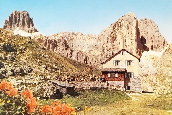Cartolina - Dolomiti del Catinaccio ( Trentino ) - Rif. …