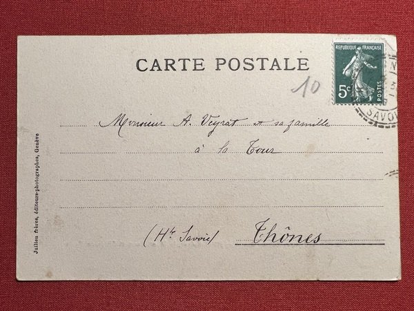 Cartolina - Col de Balme - Hotel Suisse, le Mont-Blanc …