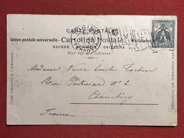 Cartolina - Hospice, Grand S. Bernard - 1903