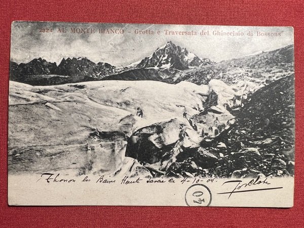 Cartolina - Al Monte Bianco - Grotta e Traversata del …