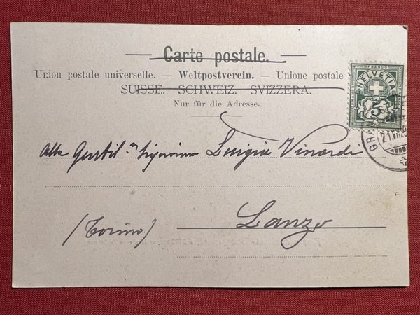 Cartolina - Hospice du Grand Saint Bernard - 1909