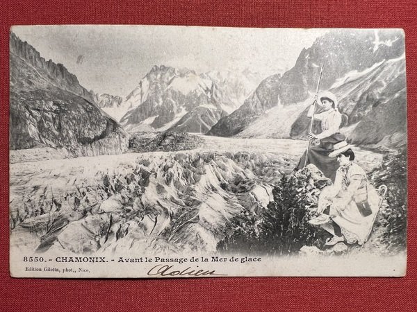 Cartolina - Chamonix - Avant le Passage de la Mer …