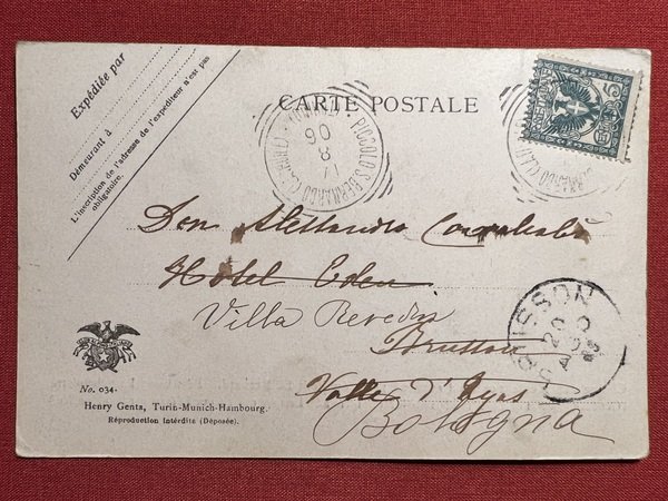 Cartolina - Chaine des Montagnes du Dauphine prise du petit …