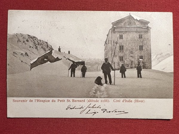 Cartolina - Souvenir de l'Hospice du Petit St. Bernard - …