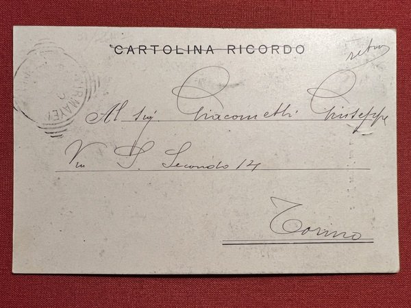 Cartolina - Ascension au Mont Blanc - 1902 ca.