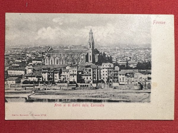 Cartolina - Firenze - Arno al di dietro delle Torricelle …