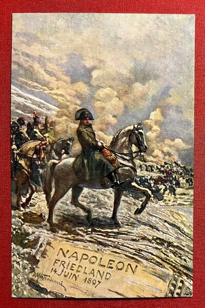 Cartolina Militare - Napoleon Passage de la Beresina 1930 ca.