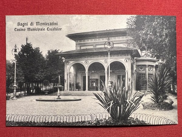 Cartolina - Bagni di Montecatini - Casino Municipale Excelsior - …